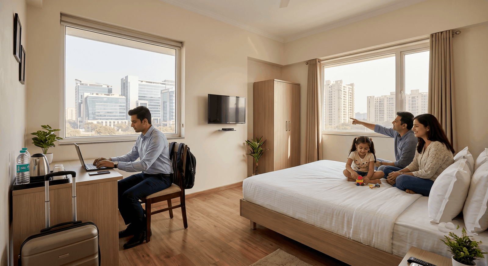 Best Budget Rooms in Gurgaon for Corporate Travelers & Families